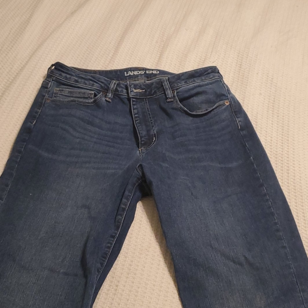 Land's End Blue Jean, size 10Tall, Mid- Rise, Boot